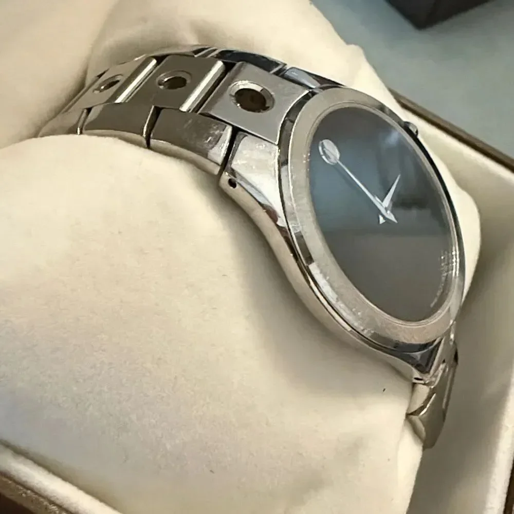 Men's Valeto Museum Stainless Steel Black dial quartz watch